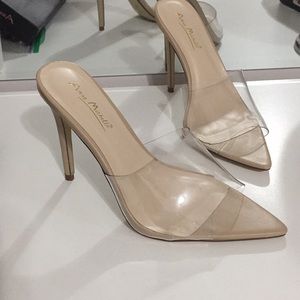 Clear Stiletto Heel